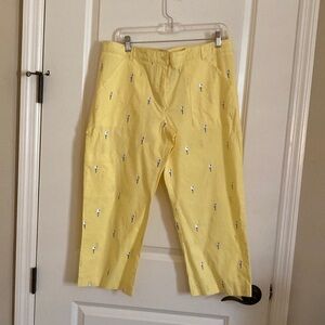 Lilly Pulitzer Yellow Pants